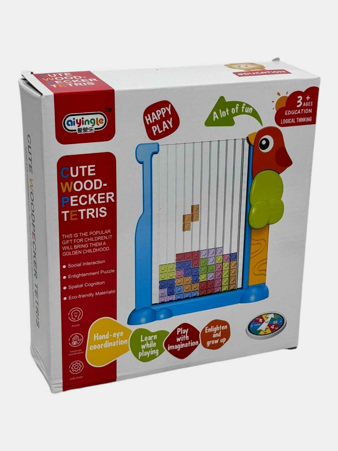 Деревянная развивающая игра Тетрис Montessori для детей Код. 26018