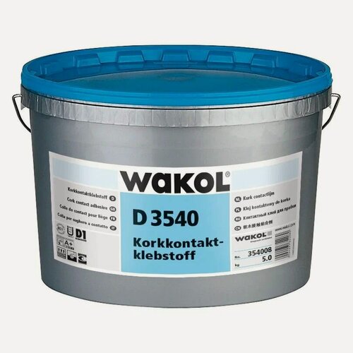 Изображение товара Клей для пробкового покрытия контактный - WAKOL D-3540 (5кг)
