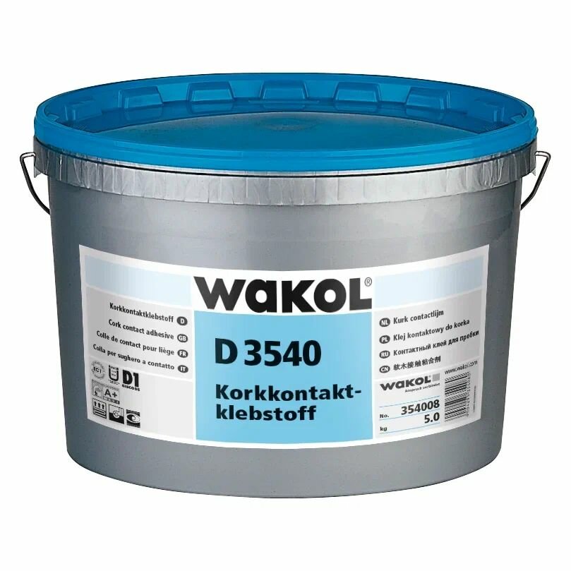 Клей для пробкового покрытия контактный - WAKOL D-3540 (25кг)