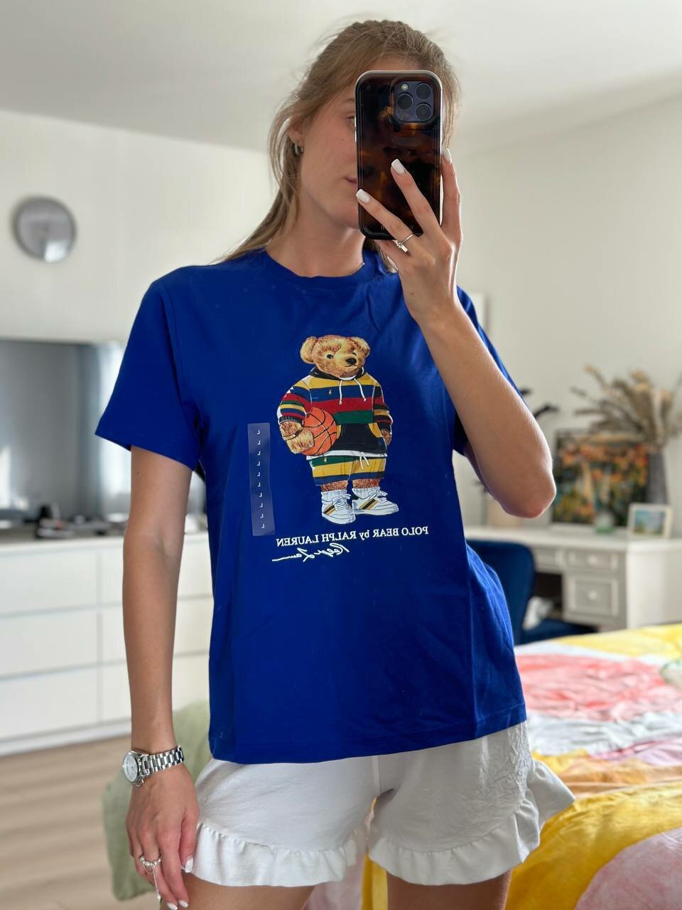 Футболка Ralph Lauren Подростковая линейка, 1 шт., размер L, blue