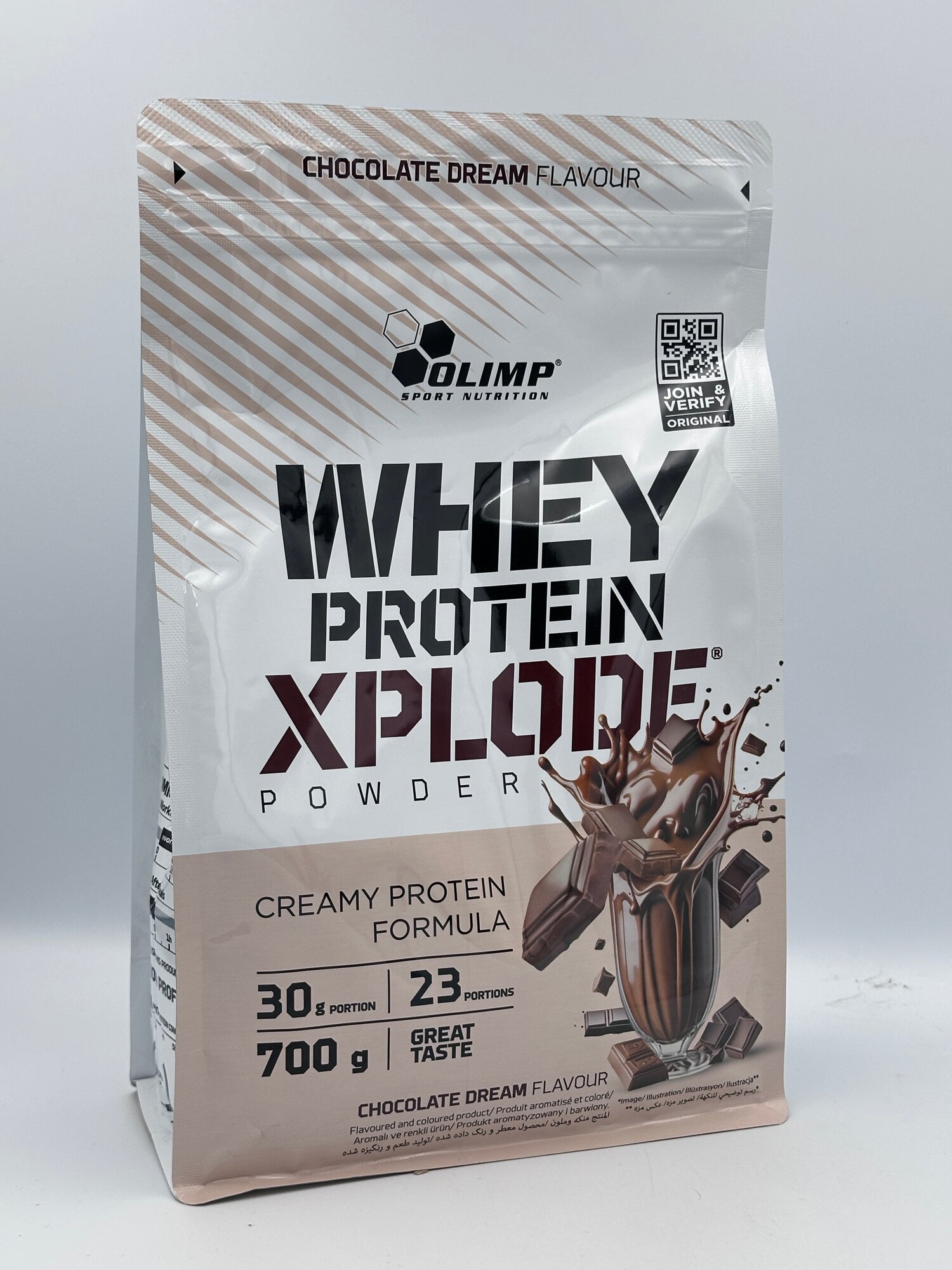 Olimp Whey Protein XPLODE 700g вкус Сhocalate dream, вей протеин для роста мыщц — фото 1