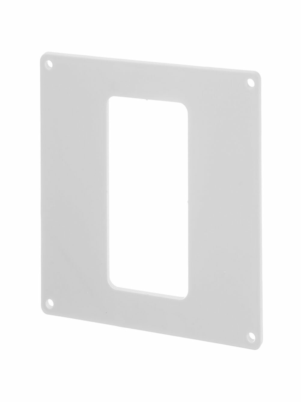 Накладка настенная пластиковая для плоских воздуховодов 55х110 мм