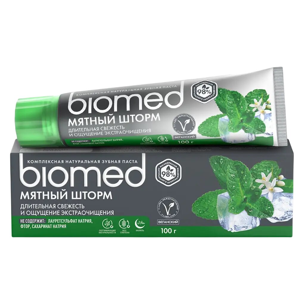 Biomed Зубная паста Мятный шторм 100 г 1 шт
