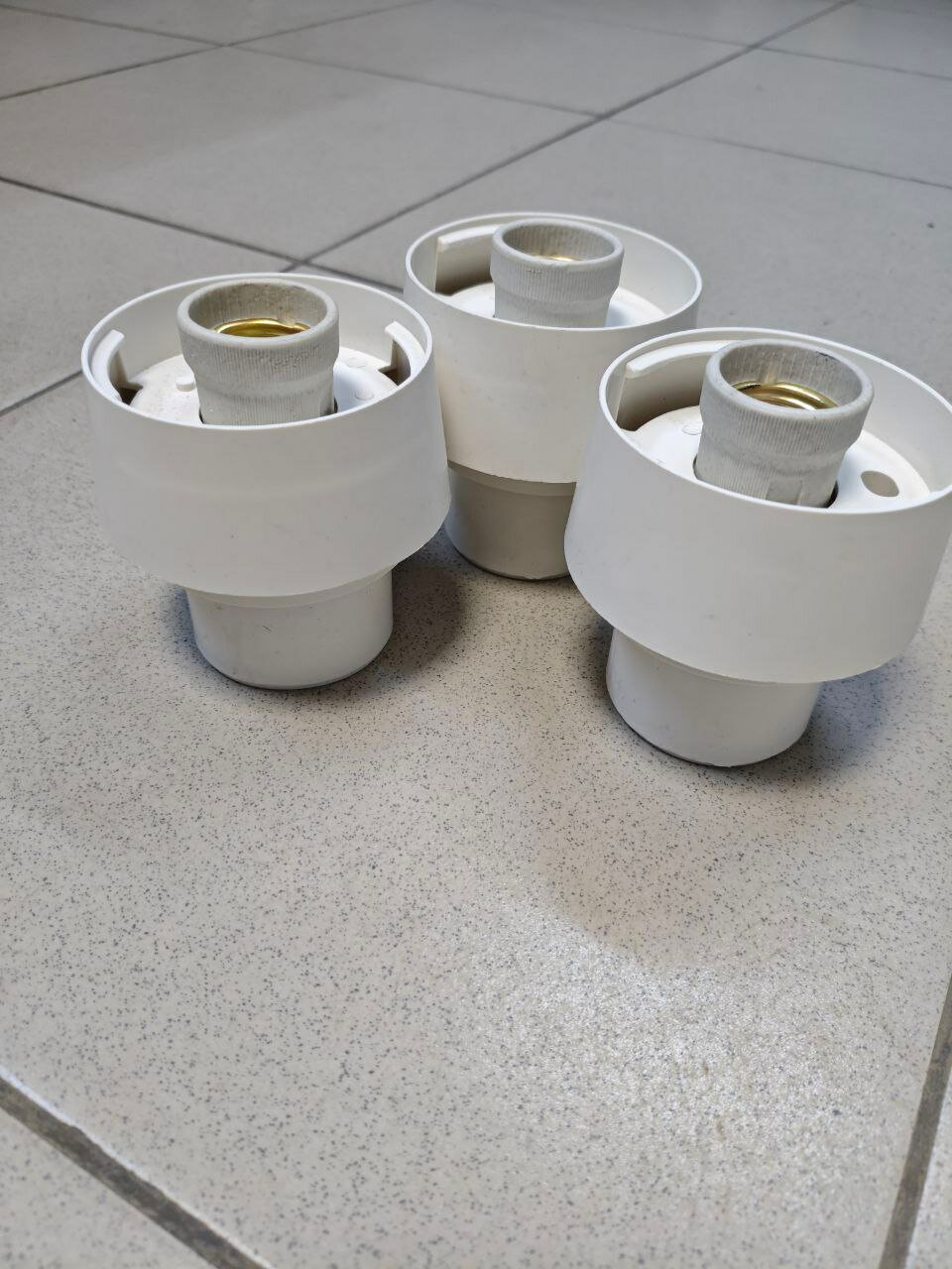 Основание светильника НББ 04-60-002 пластиковое белое для крепления к трубе