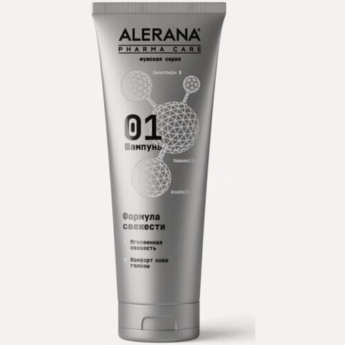 Изображение товара Шампунь для волос Alerana Pharma Care Формула свежести для мужчин, 260 мл