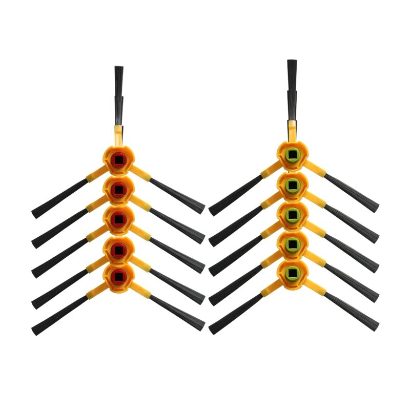 Боковые Щетки для пылесоса Ecovacs DEEBOT N78 M85 M88 M80 Pro M81 R95 SLIM2 D36A DA611 Запчасти для роботизированного пылесоса 10 шт.