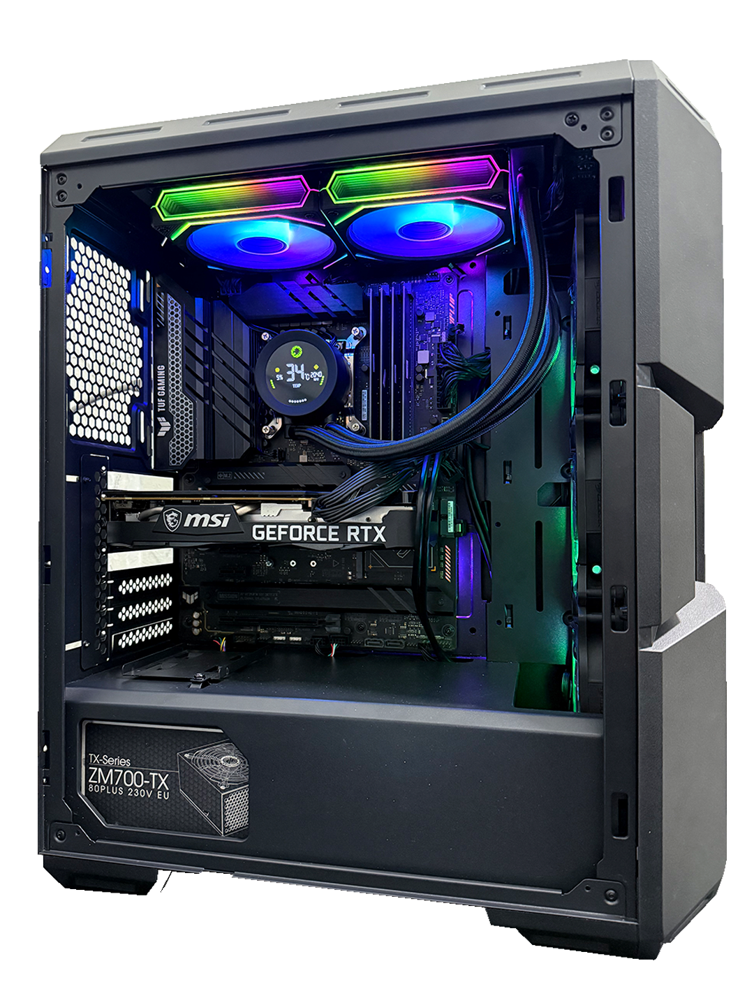 Мощь железа, заметная с первого взгляда i7 12700K + RTX 3060Ti + B760 + 32GB DDR4