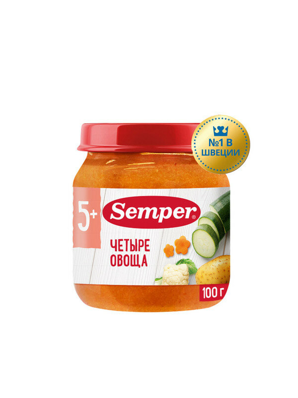 Semper 4 овоща (100грх6)