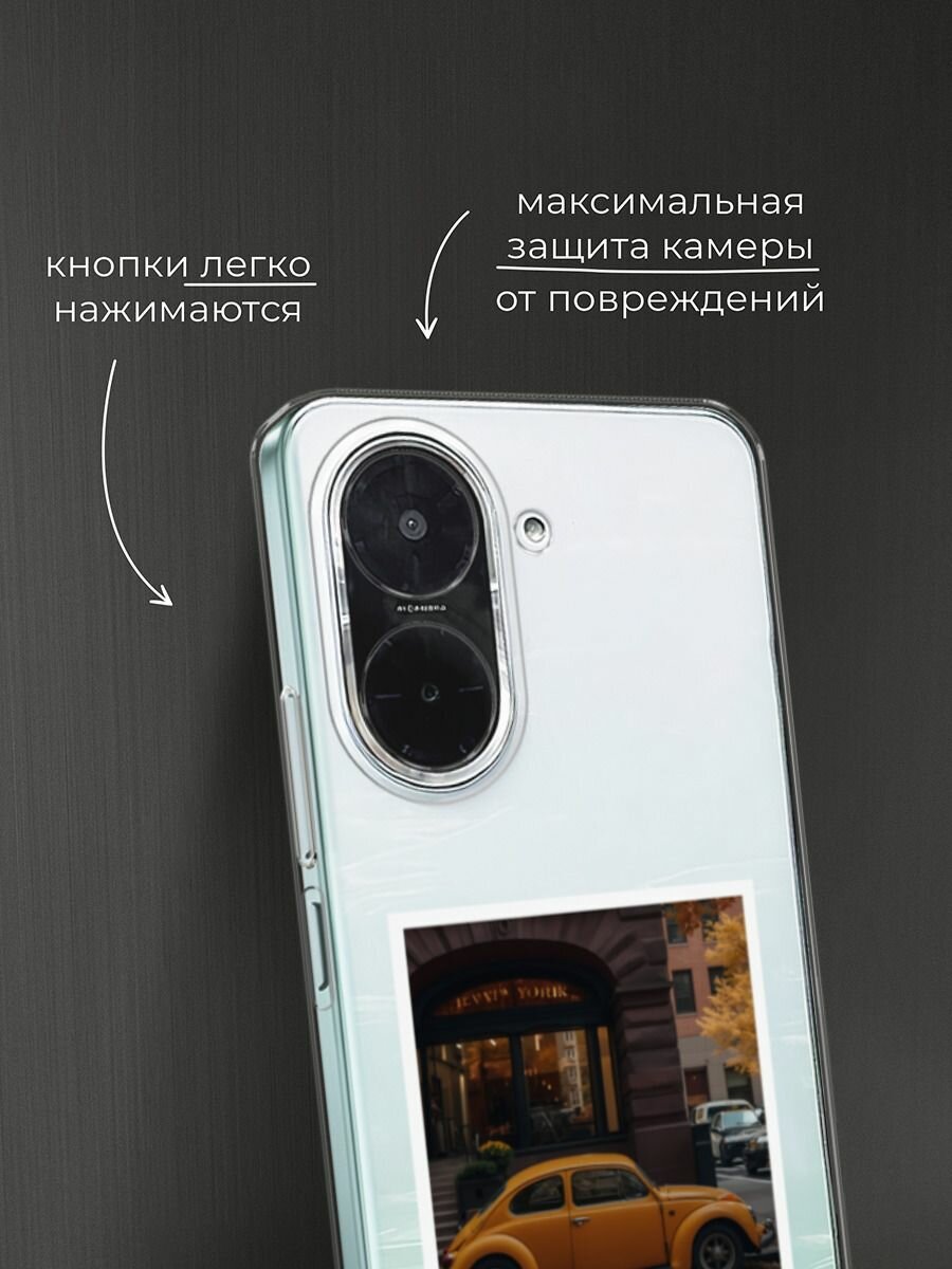 Чехол на Xiaomi Redmi A5 4G/Poco C71 4G / Редми А5 4G/Поко C71 4G с принтом Осенний палароид — фото 1