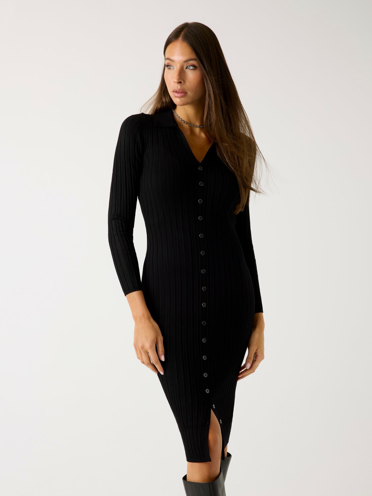 Платье GUESS, размер XS, черный — фото 1