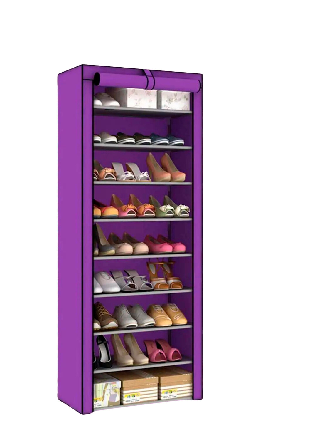 Oyoq kiyim qo'yadigan javon, etajerka, stellaj, podstavka oyoq kiyim - Ametist,7 etaj