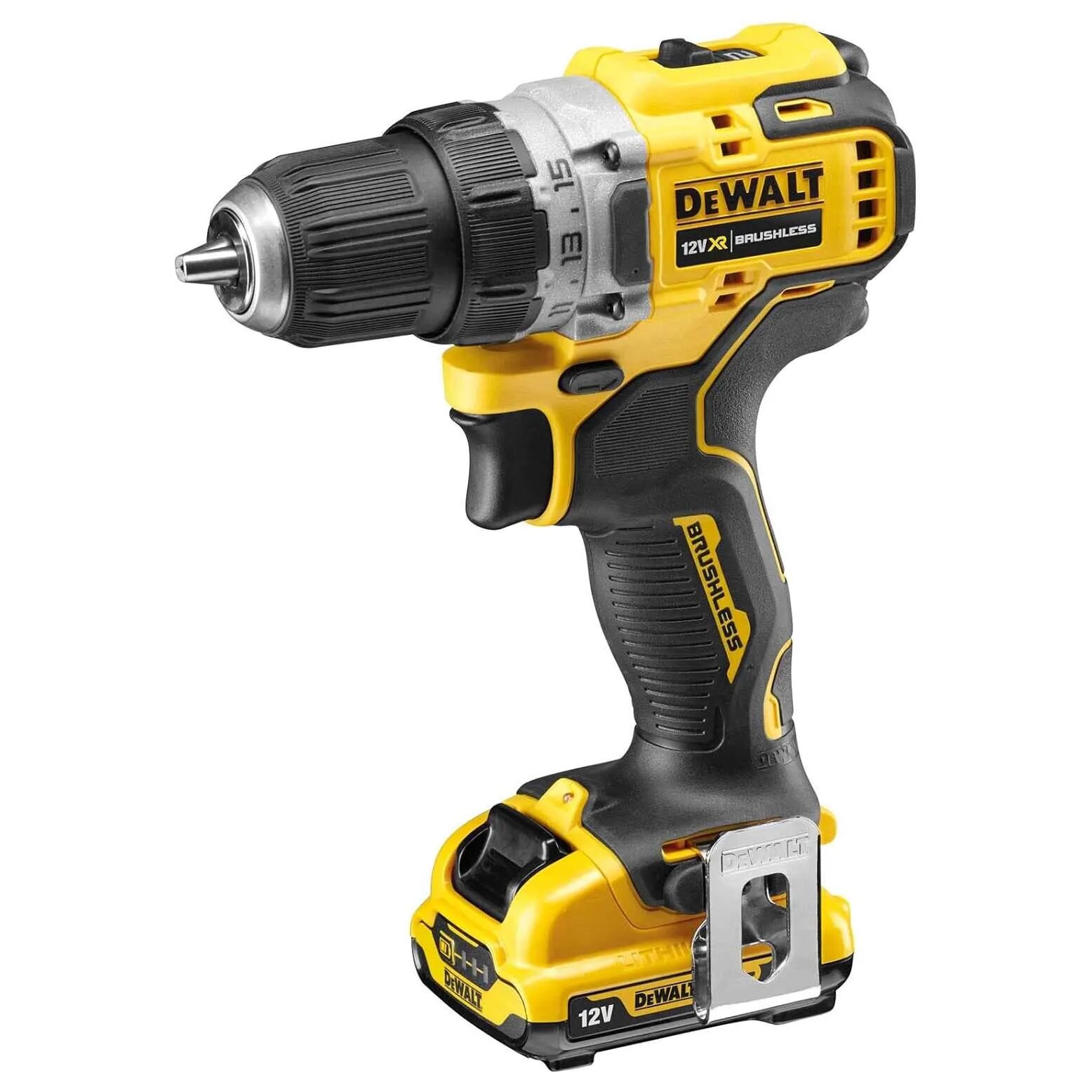 Аккумуляторная дрель-шуруповёрт DeWALT DCD701D2-QW — фото 1