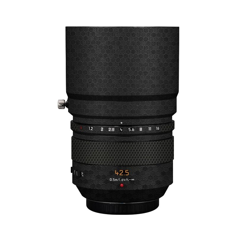 Профессиональный чехол для объектива Panasonic 42,5 мм f/1.2 ASPH в черном цвете с рисунком соты для защиты камеры, 1 шт