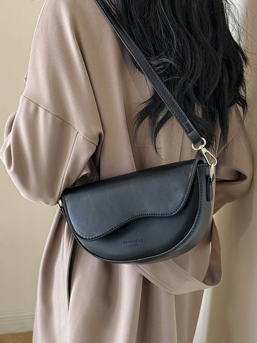 Ремень для сумки кросс-боди , черный — фото 1