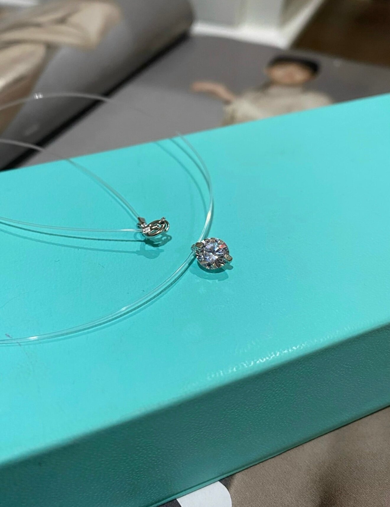 Колье, фианит