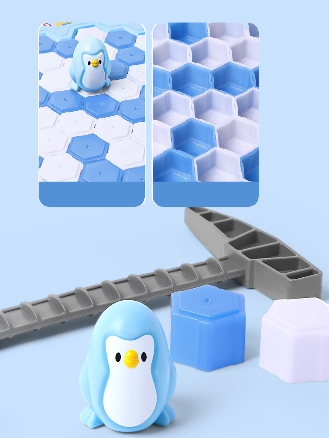 Настольная игра для детей Пингвин на льдине: развивающие игры и игрушка пингвин — фото 1