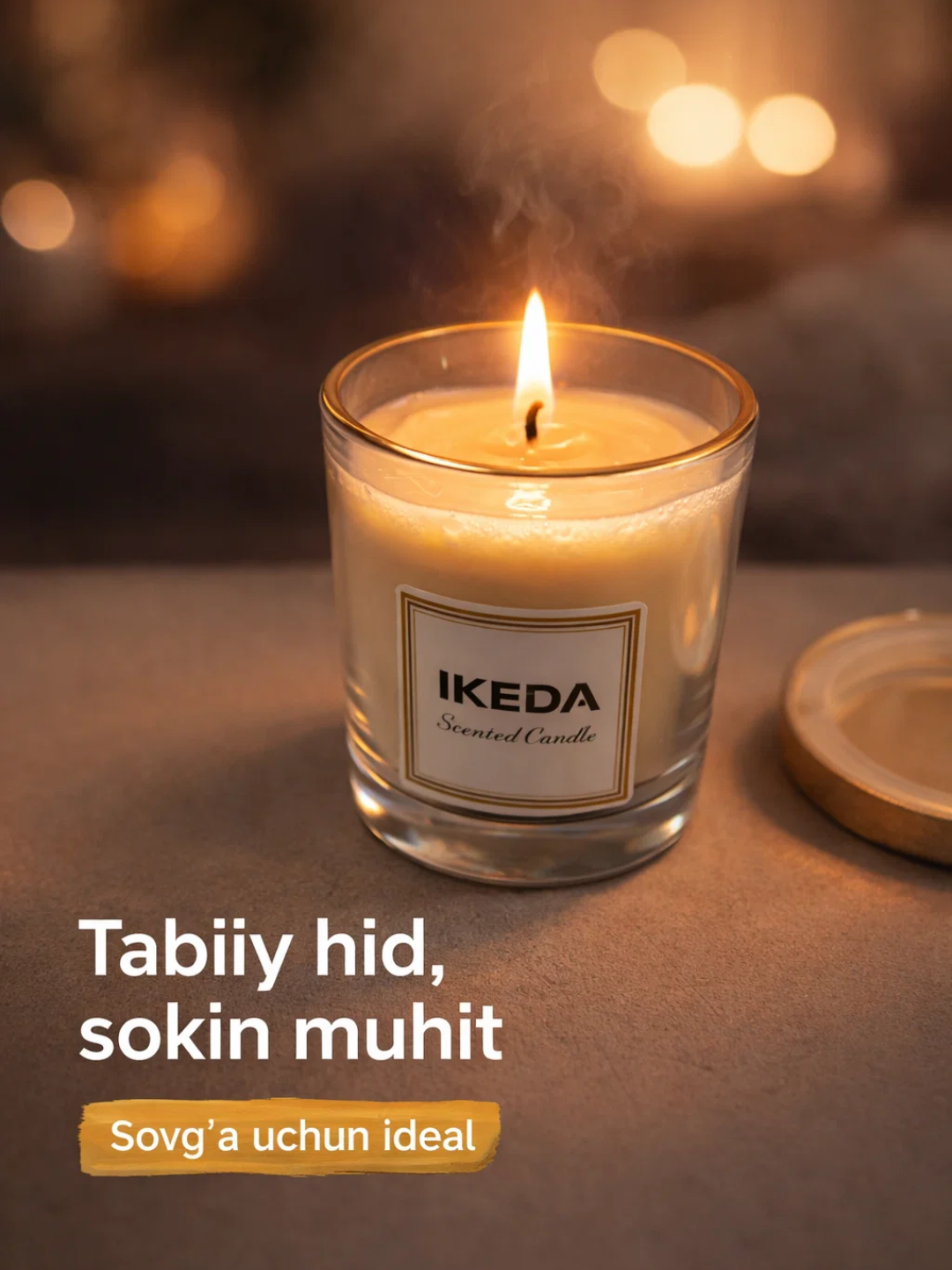 Набор ароматических свечей, для дома, подарочный, эфирные масла