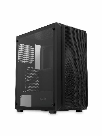 Корпус HSPD M730-TGBK, Midi-tower, без блока питания