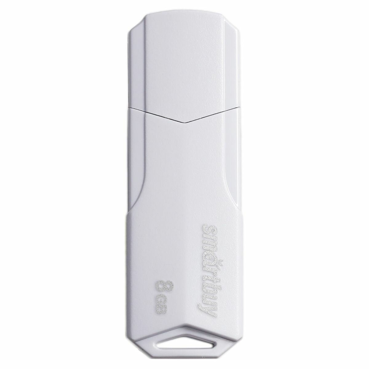 2 шт. Память Smart Buy "Clue" 8GB, USB 2.0 Flash Drive, белый