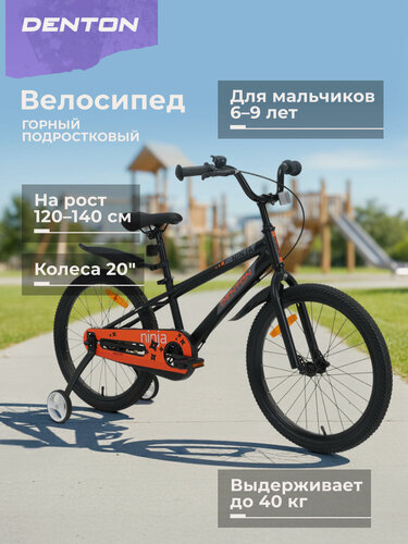Изображение товара Велосипед для мальчиков Denton Ninja 20"