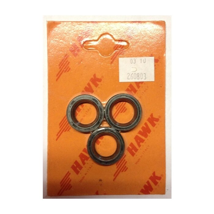 Комплект маслянных уплотнений насоса MM, PM (3 порш.) (MAZZONI арт: P9.039.001/260803/1.099-751.0)