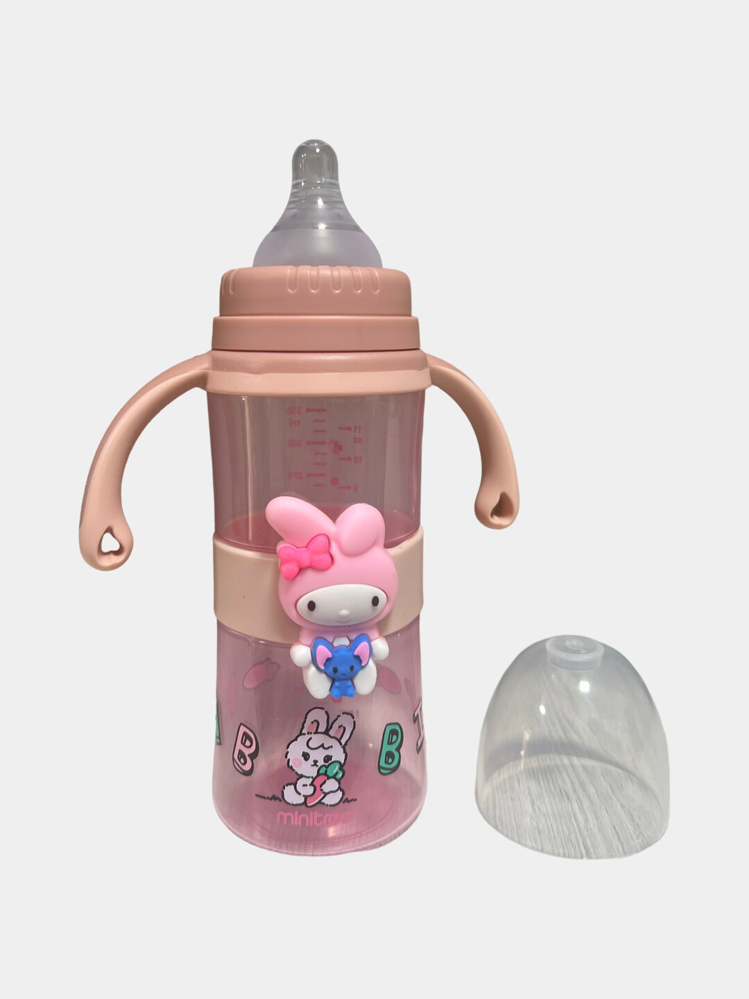 Бутылочка Savdo belgisi MINI TREE 330мл, анатомическая, силикон, антиколиковая