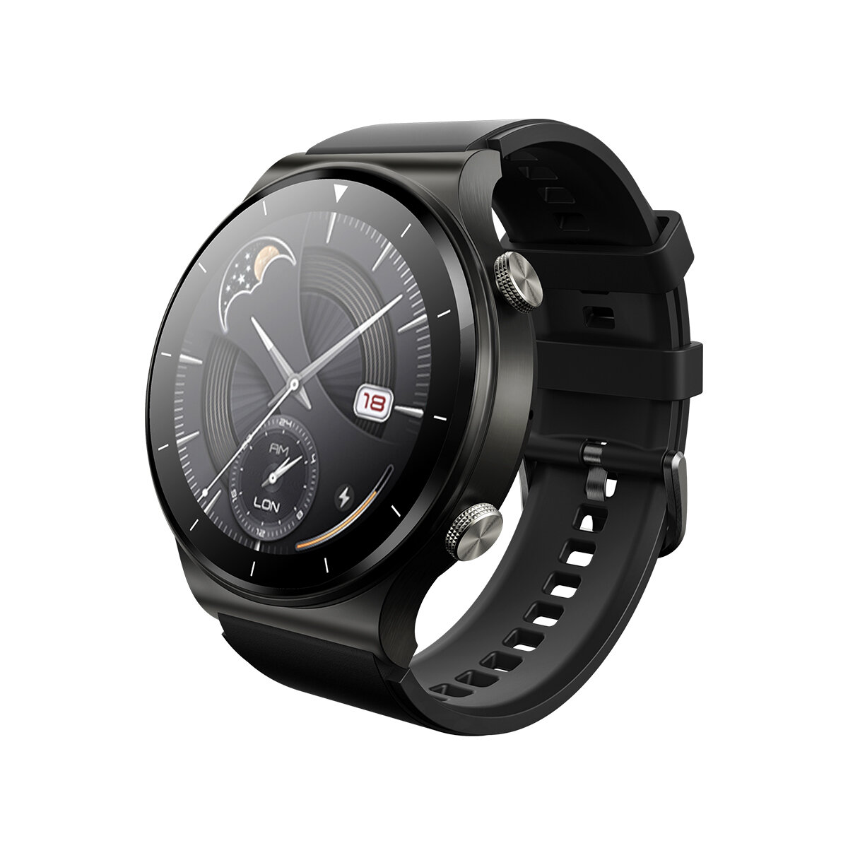 Смарт-часы Blackview R7 Pro 46 mm Black Чёрные умные часы blackview