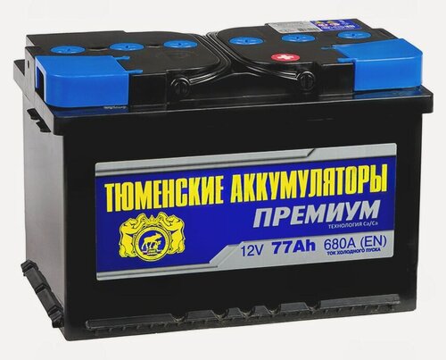 Изображение товара Аккумулятор автомобильный TYUMEN BATTERY PREMIUM 77 А/ч 680 А обр. пол. Евро авто (278х175х190)
