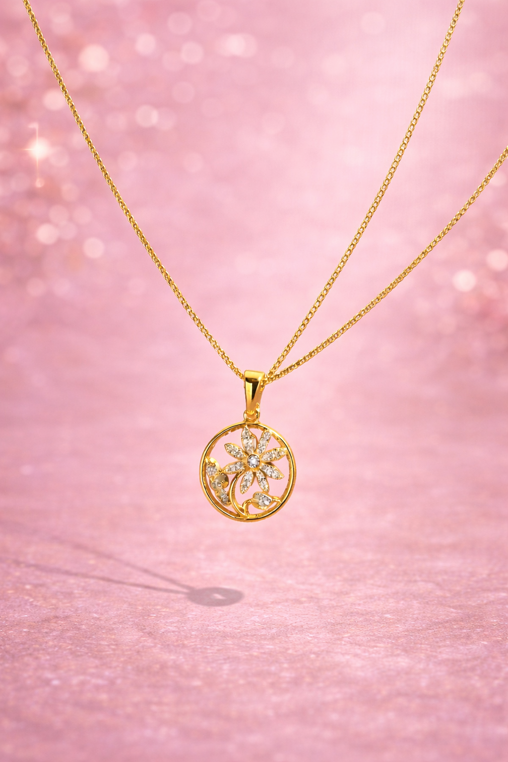 Цепь, 1 шт., длина 40 см, золотистый — фото 1