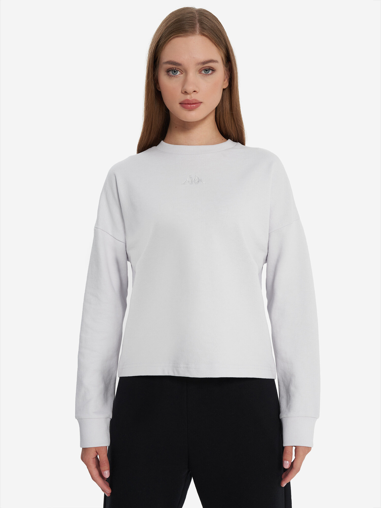 Свитшот Kappa, размер 50-52, , светло-серый — фото 1