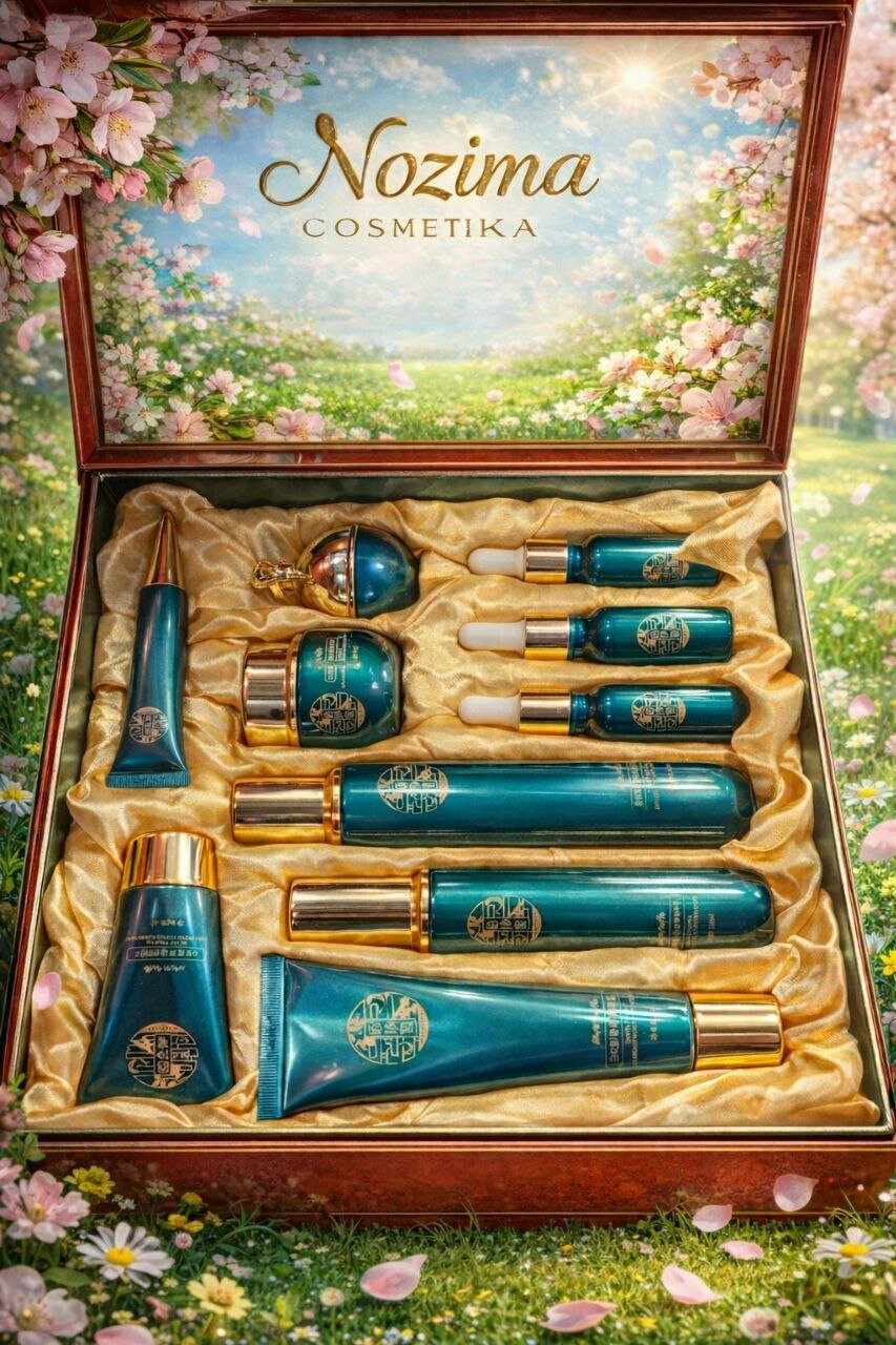 Подарочный набор косметики для лица уходовый для женщин антивозрастной в подарок маме и девушке