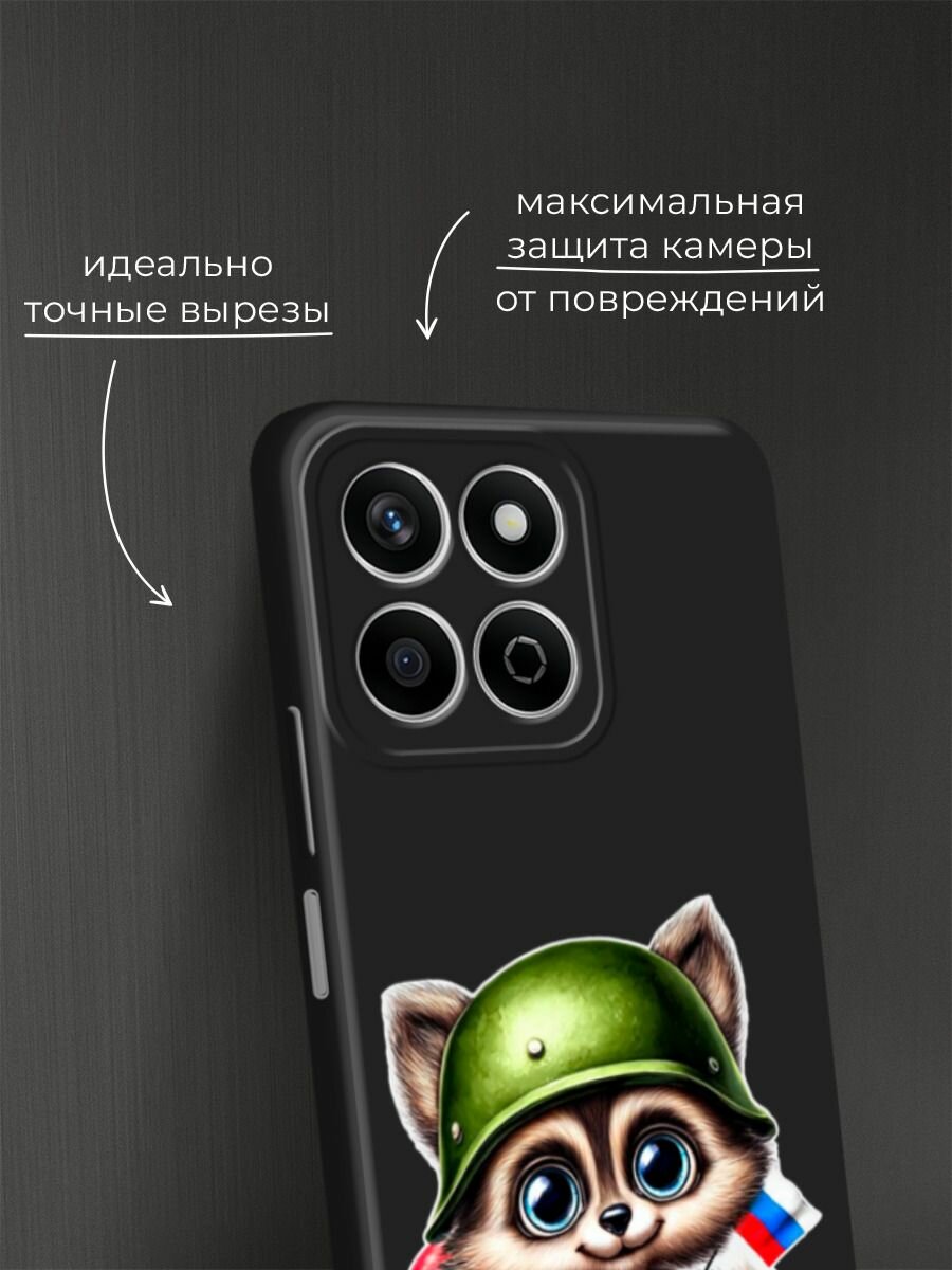 Чехол на Хонор X7C черный — фото 1