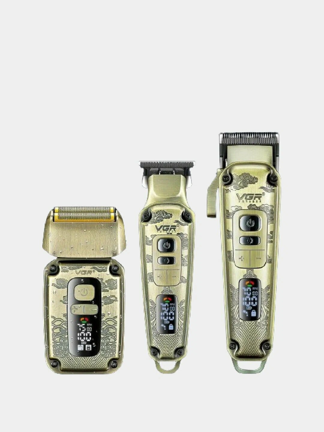 Профессиональный триммер, электробритв, машинка для стрижки 3 в 1 VGR V-642 — фото 1