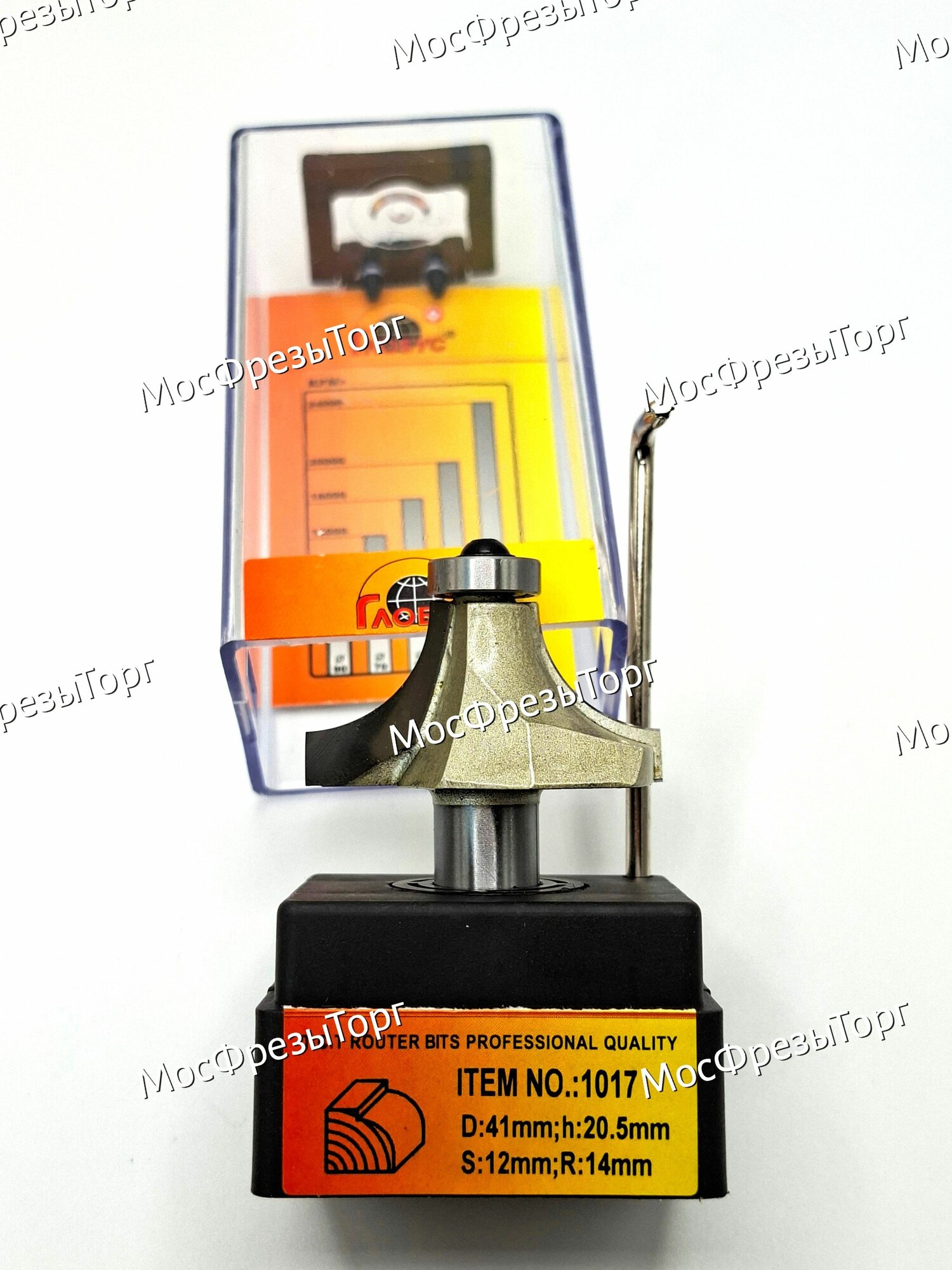 Фреза Globus радиусная 1017 R14, хвостовик 12 мм