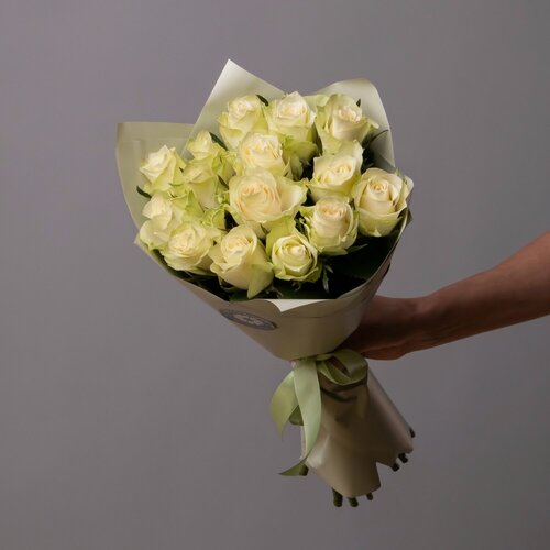 Изображение товара Букет Роза "Атена" 11 шт Высота 50 см в коробке и аквабоксе от "Простоцветы"