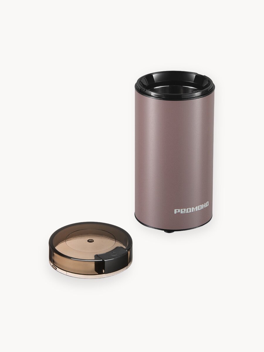 Кофемолка электрическая редмонд CG805, стальная, мельница для кофе, специй, орехов, загрузка 70г, серо-коричневый