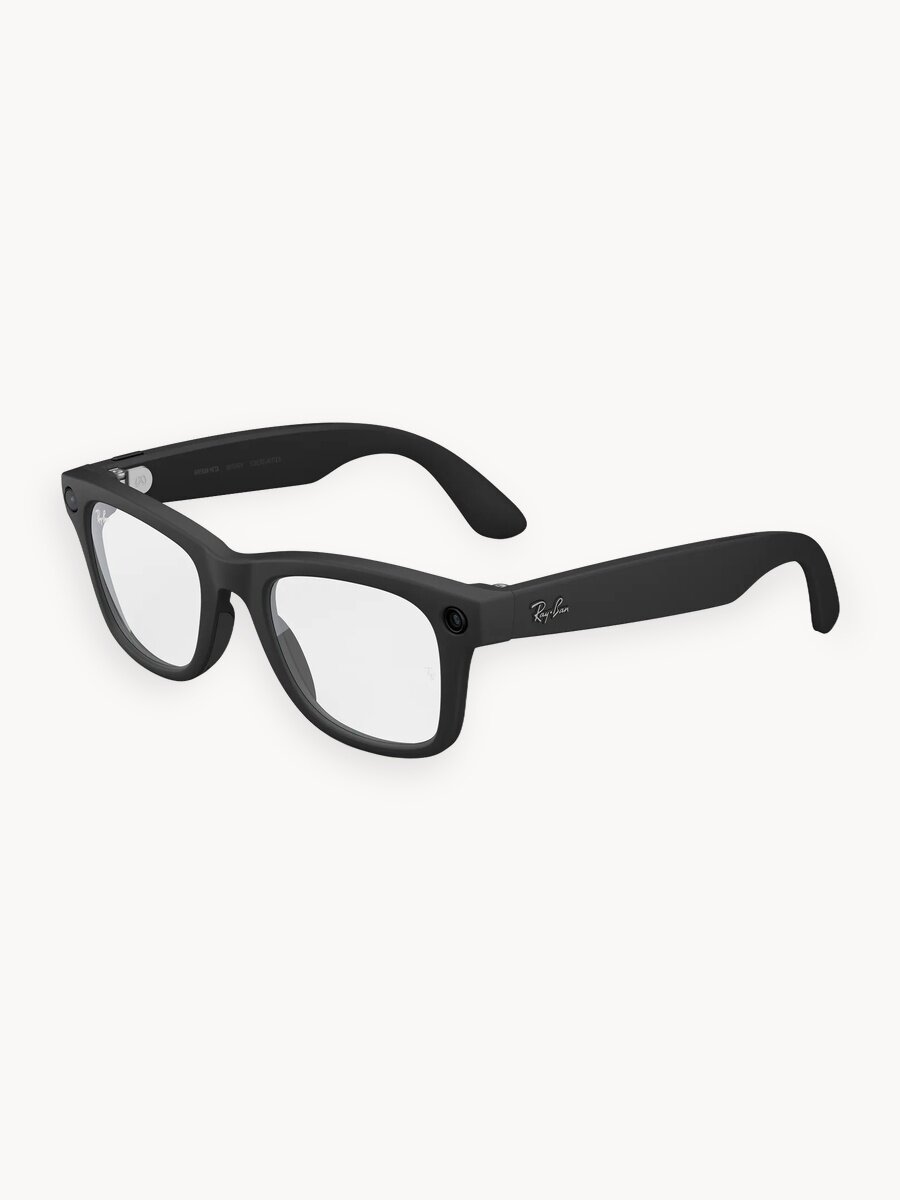 Ray-Ban Met* (Gen 2) - Wayfarer - Matte Black Clear - размер L 53-22-155