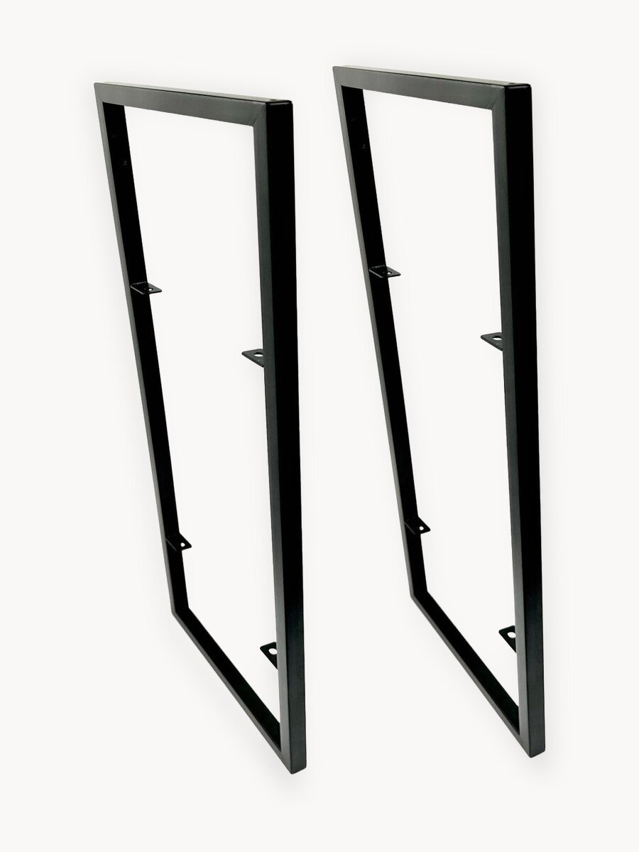 Кронштейн для полки двухуровневый 250*640, черный, 1 шт.