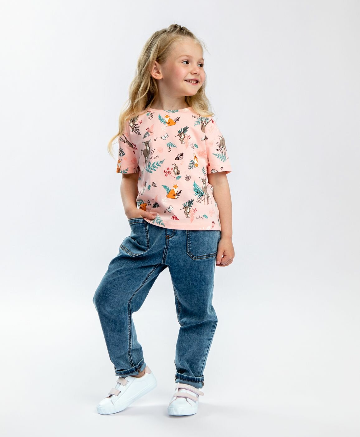 Джинсы Button Blue Осень-зима 2025 размер 134