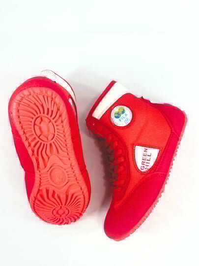 Борцовки , размер 34, красный/белый — фото 1