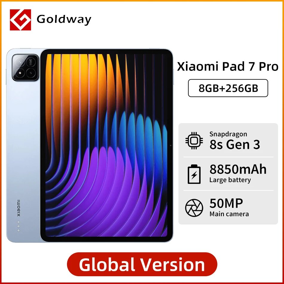 Планшет Xiaomi Pad 7 Pro, 11", 8/256ГБ, Wi-Fi, Android