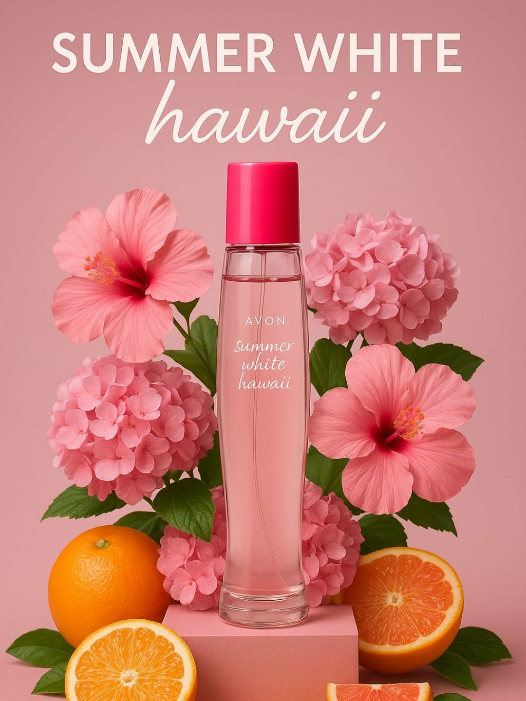Парфюм Avon Summer White Hawaii, для женщин, тропические мечты