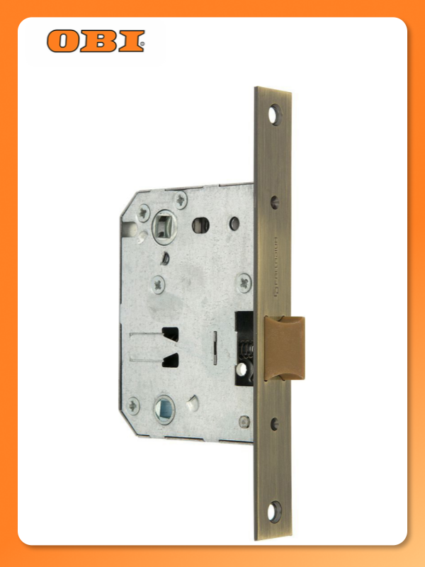 Дверная защелка Palladium 400 SB 165х20х74 мм ЦАМ античная бронза