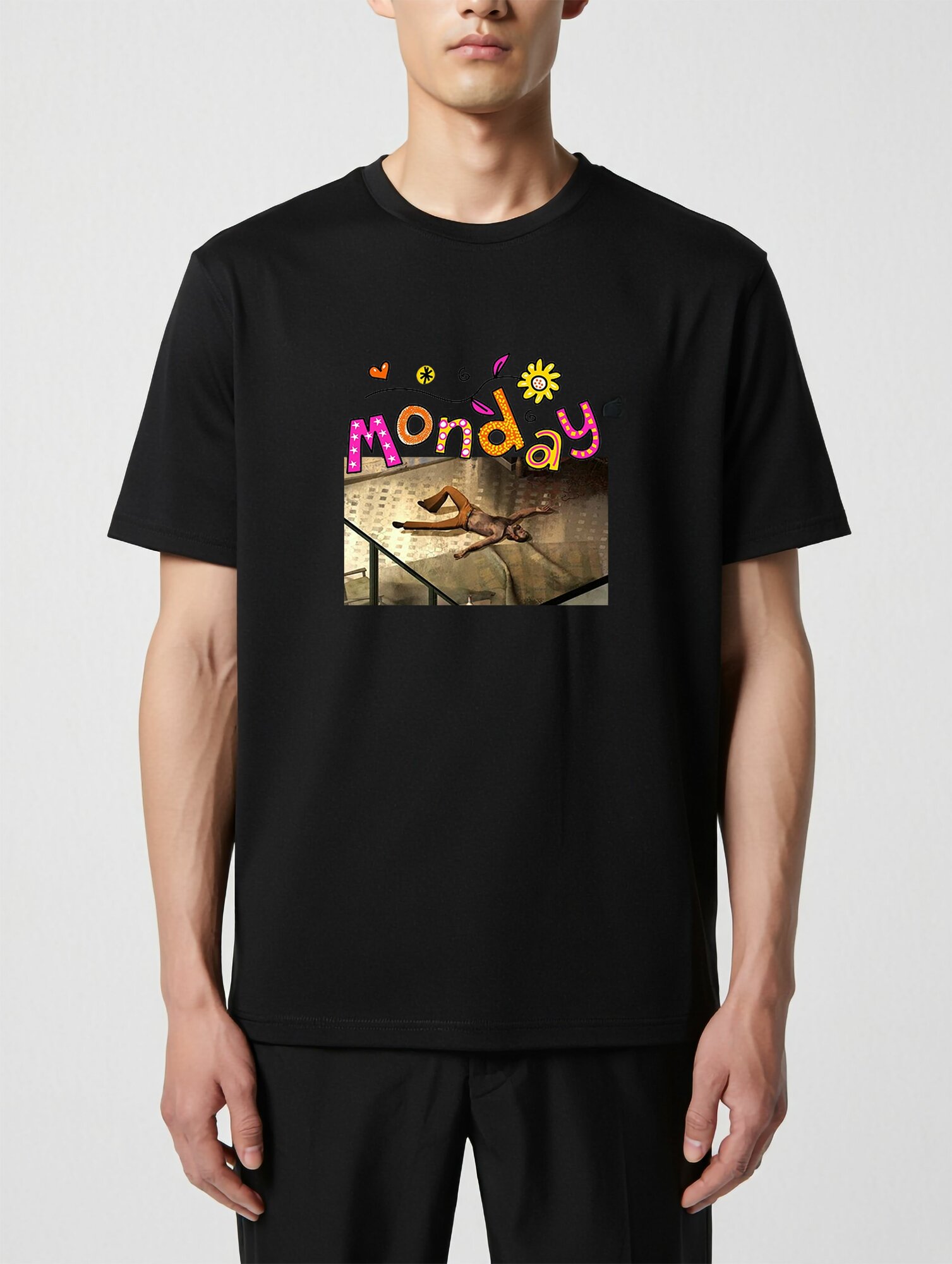 Футболка Monday, Гаррье Гарри Дюбуа, Диско Элизиум, Диско Аддикт, DISCO ADDICT, DISCO ELYSIUM