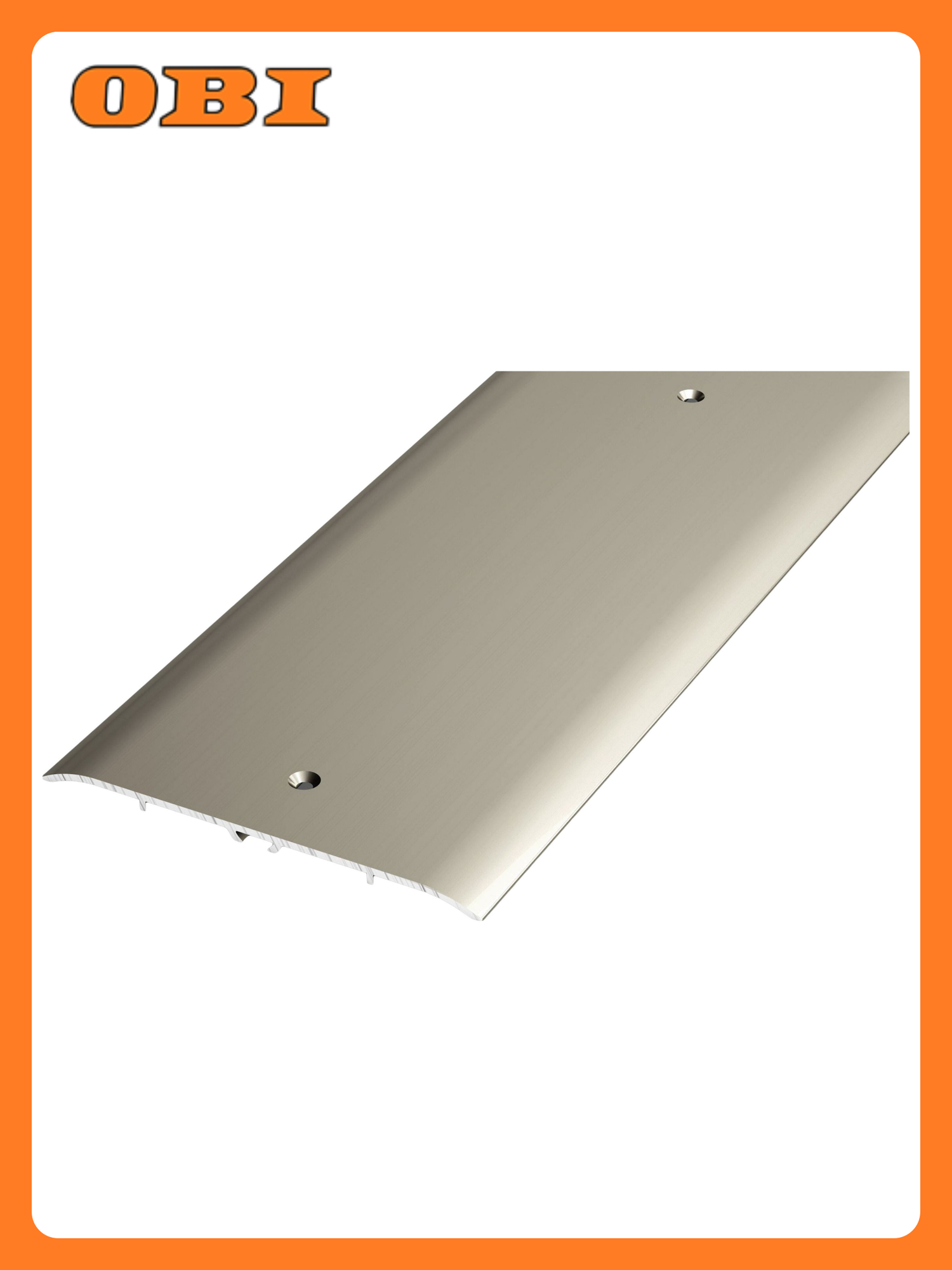 Порог одноуровневый лука ПС 05 Анод шампань алюминий 900x100 мм