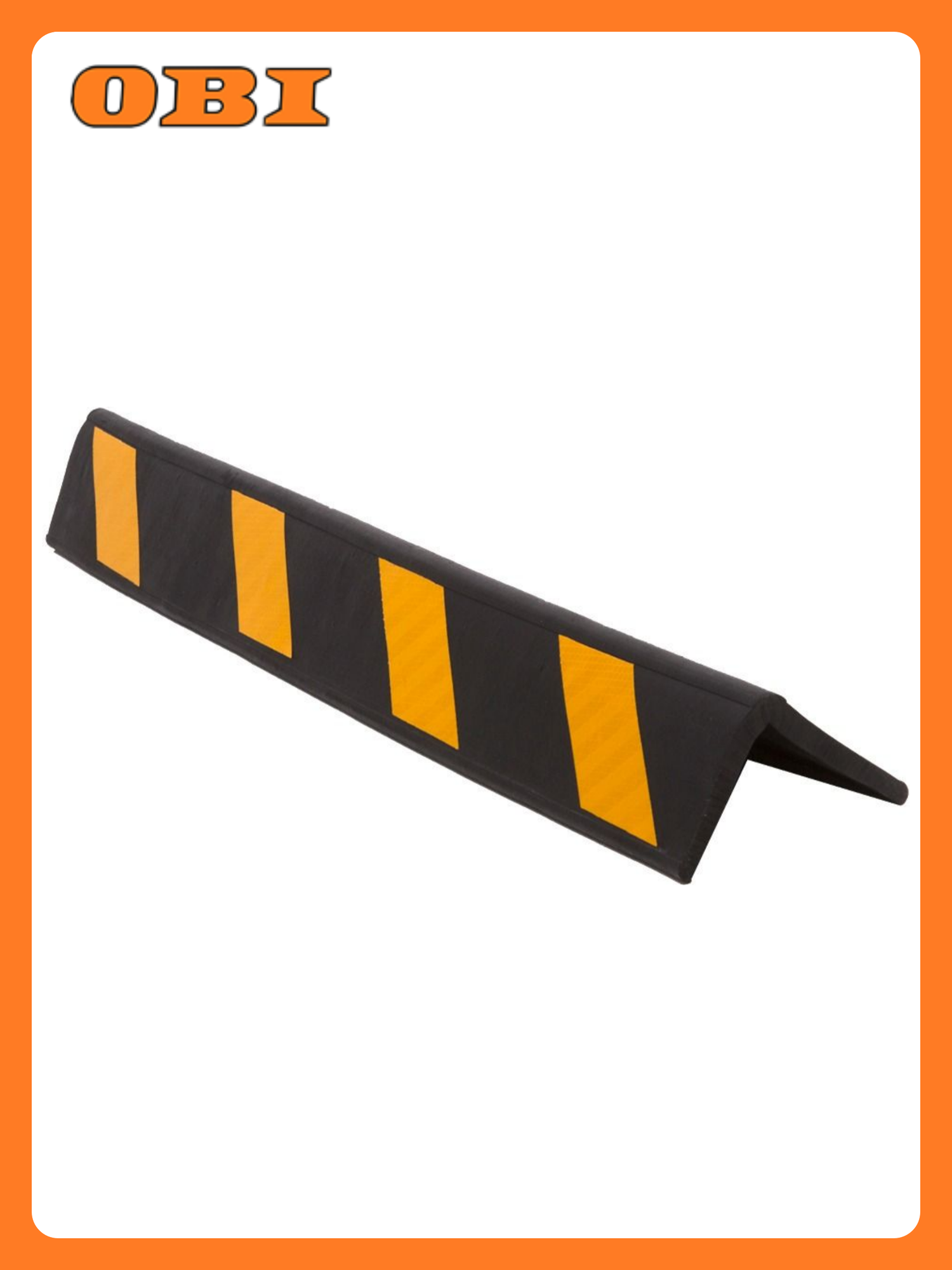 Демпфер угловой черно-желтый 800 мм