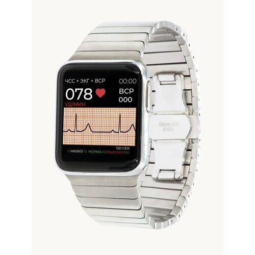 Профессиональные часы здоровья HEALTHBAND с измерением давления, пульса, температуры, кислорода, ЭКГ и сигнализатором тахикардии Health Watch Pro №5