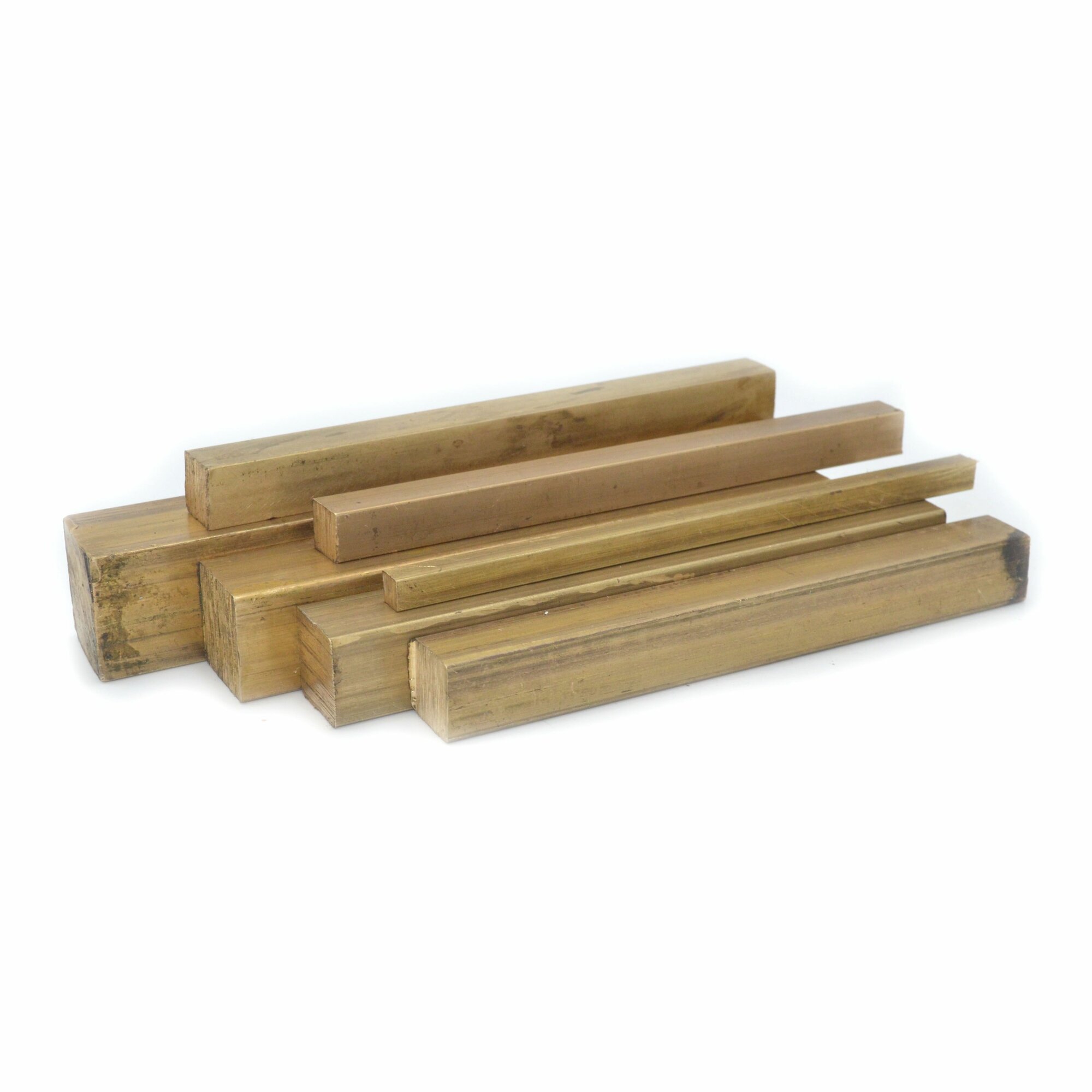 Латунный квадрат 8х8х1000 мм ЛС59-1 заготовка (пруток стержень)