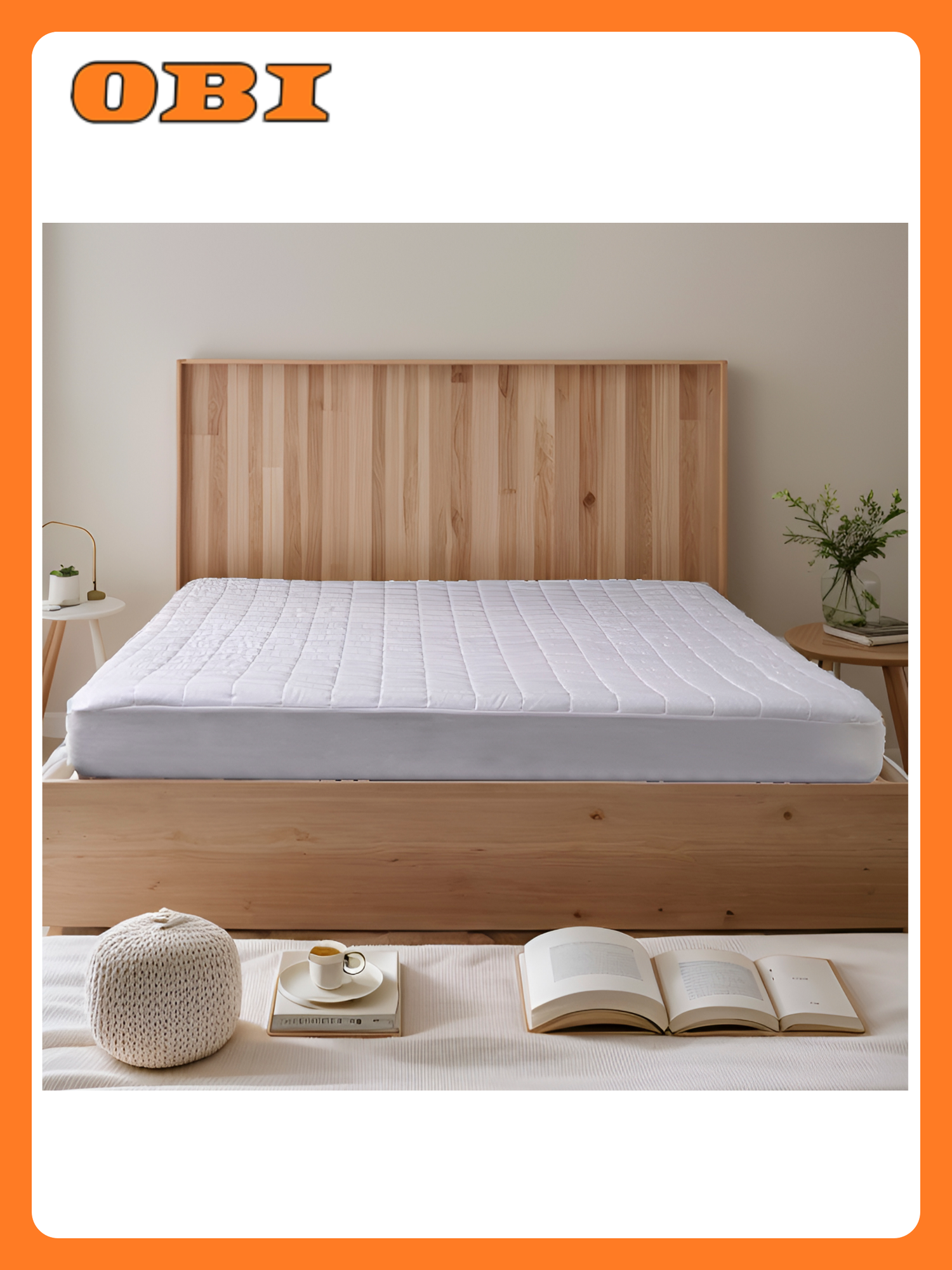 Наматрасник KUPU-KUPU бамбук антибактериальный AQUA 90х200х35см