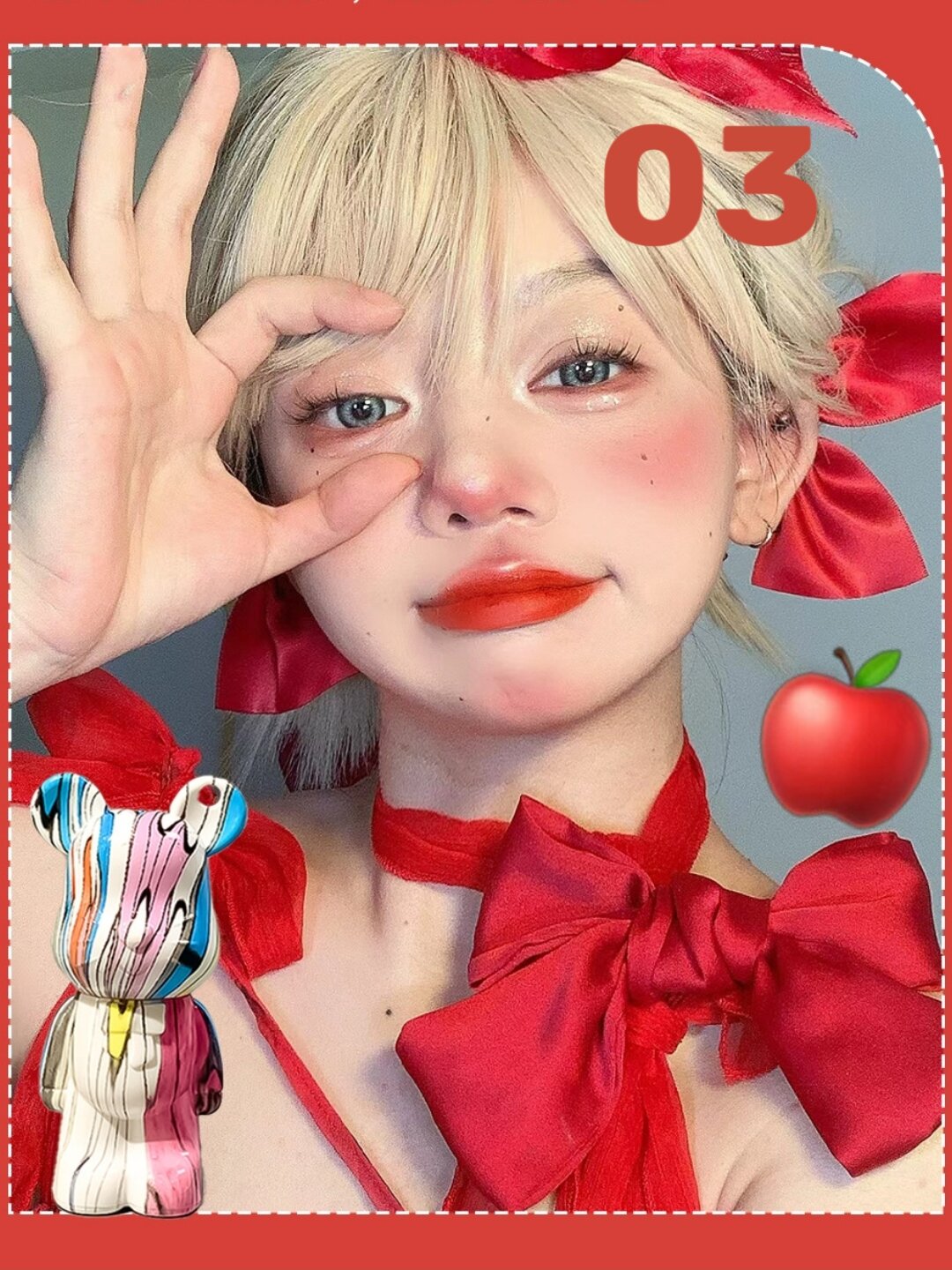 Помада блеск для губ в виде медвежонка — фото 1